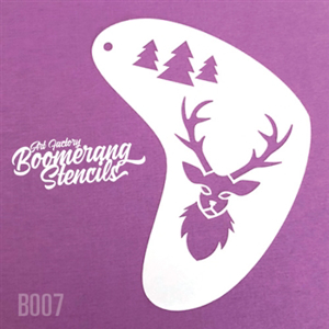 Picture of Art Factory Boomerang Stencil - Deer (B007)