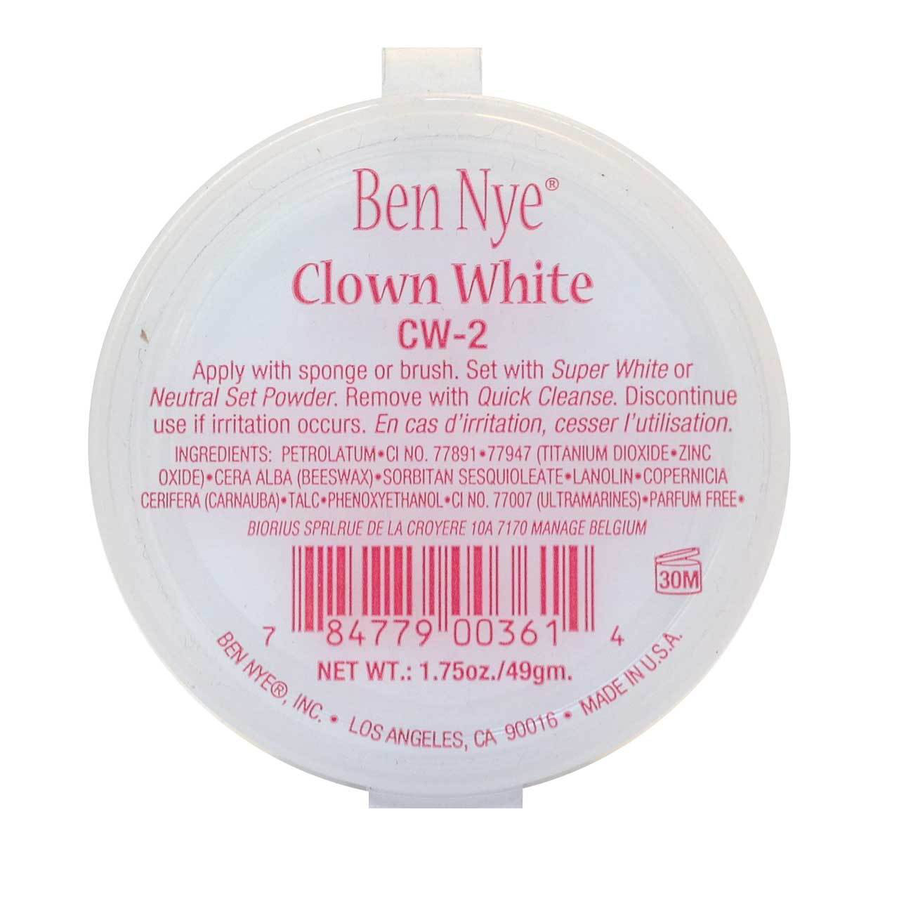 Picture of Ben Nye Clown White (1.75 oz)  CW-2
