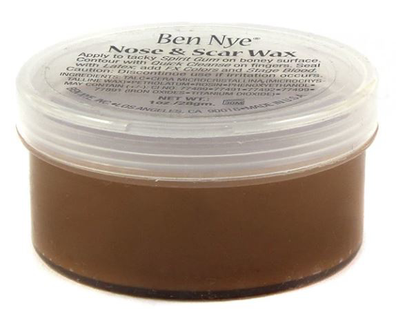 Ben Nye Brown Nose and Scar Wax (2.5 oz)