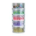 Picture of Vivid Glitter Stackable Loose Glitter - Festivity UV 5pc (10g)