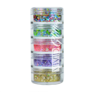 Picture of Vivid Glitter Stackable Loose Glitter - Festivity 5pc (25g)