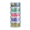 Picture of Vivid Glitter Stackable Loose Glitter - Festivity UV 5pc (25g)