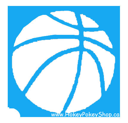 Picture of Basketball Stencil (ABA) - pack of 10