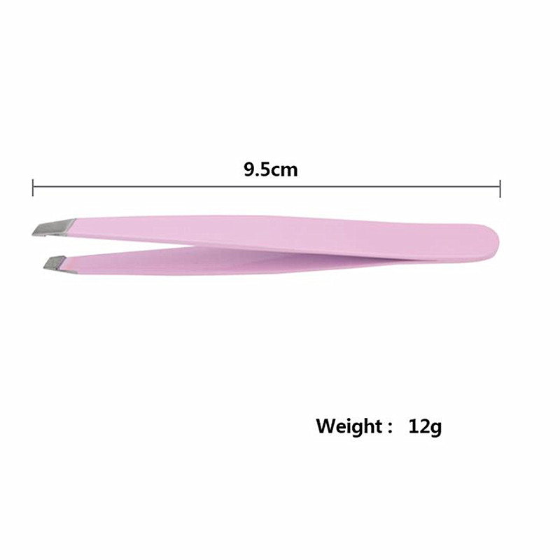 Picture of Flat Tweezers  - Pink (1pc)
