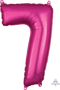 Picture of 26'' Mid-Size Shape Number 7 - Pink (1pc)