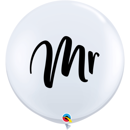 Picture of Qualatex 3FT Round - Mr. Balloon (2/bag)