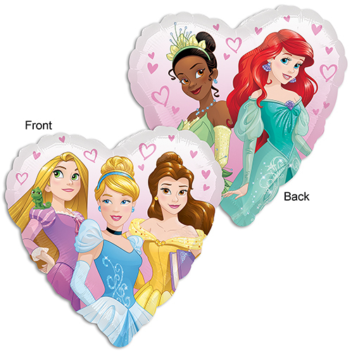 Picture of 17" Princess Dream Big Heart Foil Balloon (1pc)