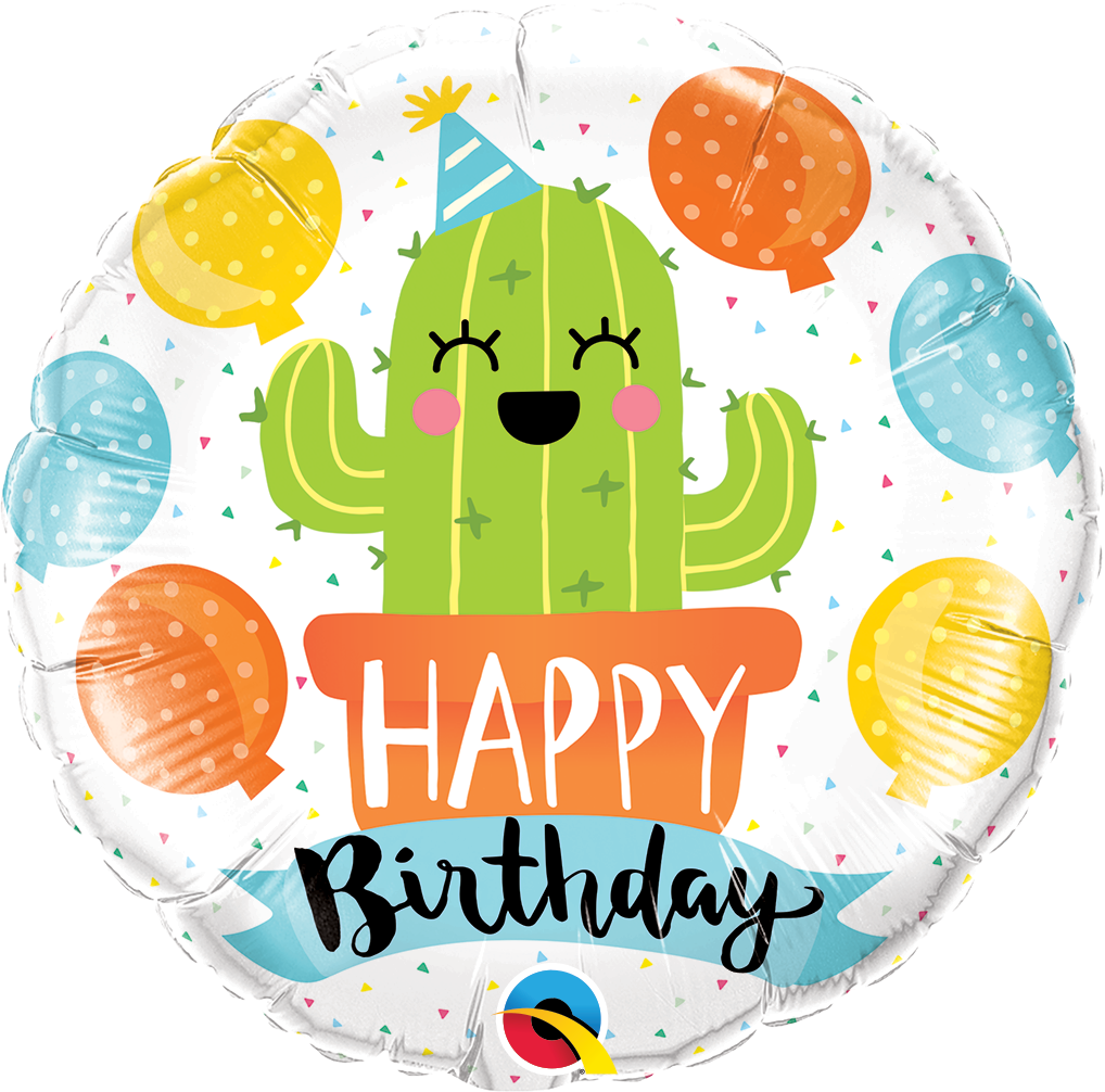 Picture of 18''Birthday Party Cactus Foil Balloon (1pc)