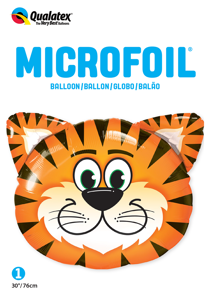 Picture of 30" Tickled Tiger Foil Balloon (1pc)