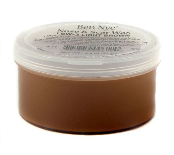 Ben Nye Brown Nose and Scar Wax (2.5 oz)