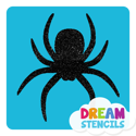 Picture of Big Spider Glitter Tattoo Stencil - HP-182 (5pc pack)
