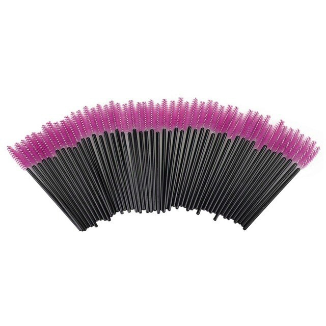 Picture of Pink Mascara Wand -  Disposable Eyelash Brushes  - 50Pcs