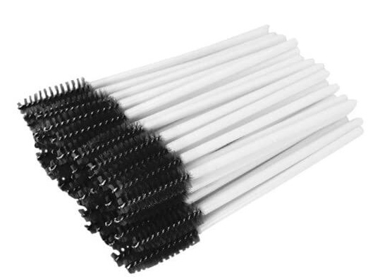 Picture of White Mascara Wand -  Disposable Eyelash Brushes  - 50Pcs