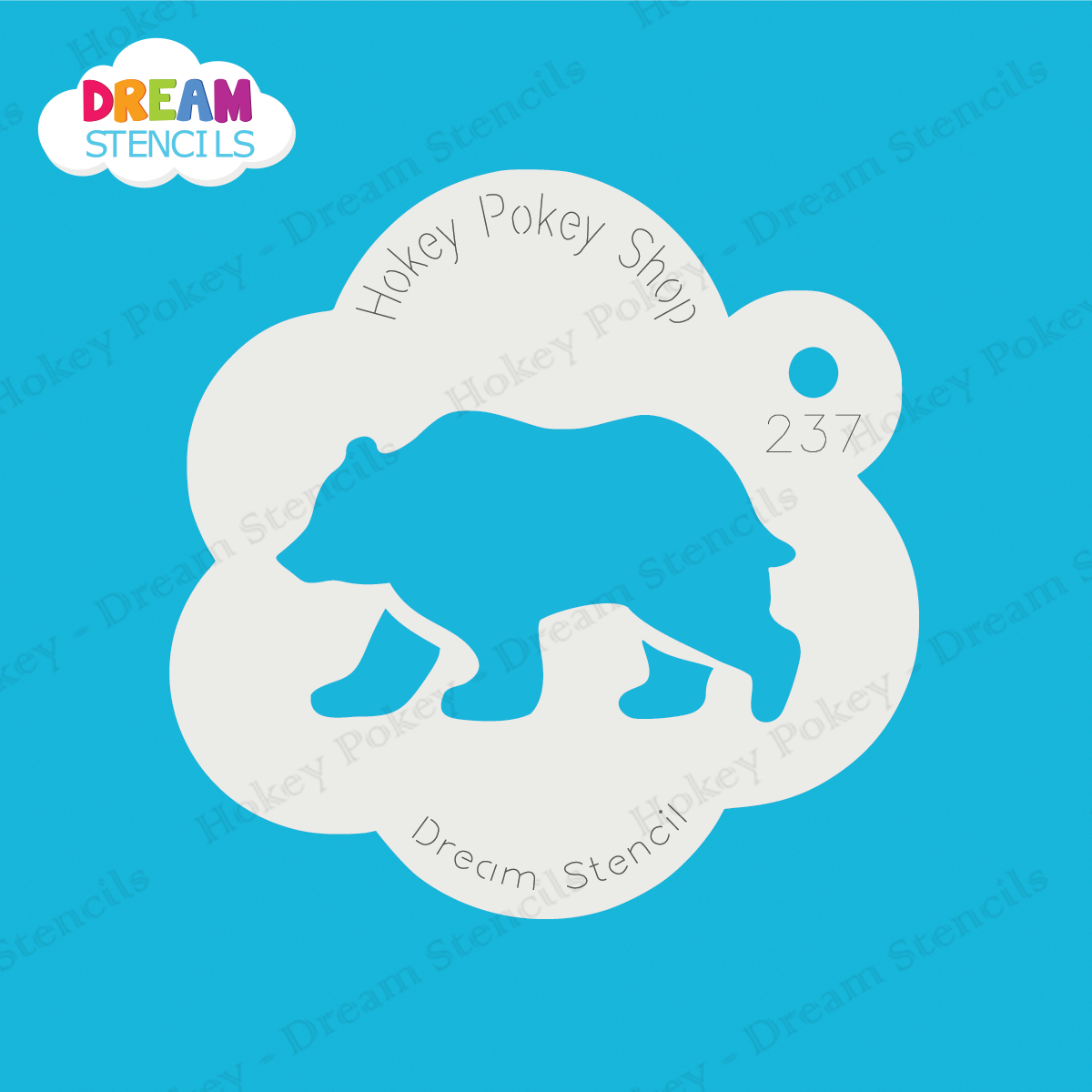 Picture of Grizzly Bear - Dream Stencil - 237