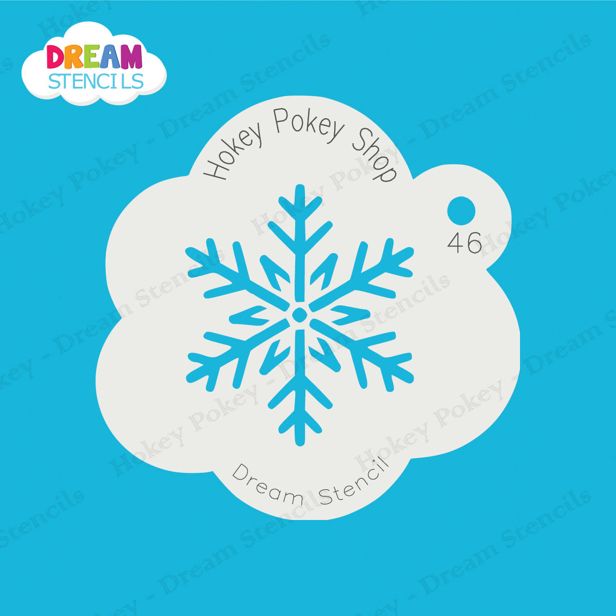Picture of Sparkly Snowflake - Dream Stencil - 46