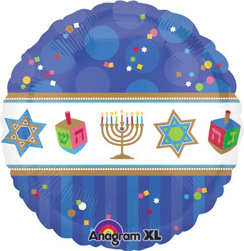 Picture of 18" Hanukkah Celebrations Foil Balloon (1pc)
