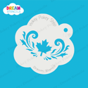 Picture of Maple Leaf With Swirls  - Dream Stencil - 128