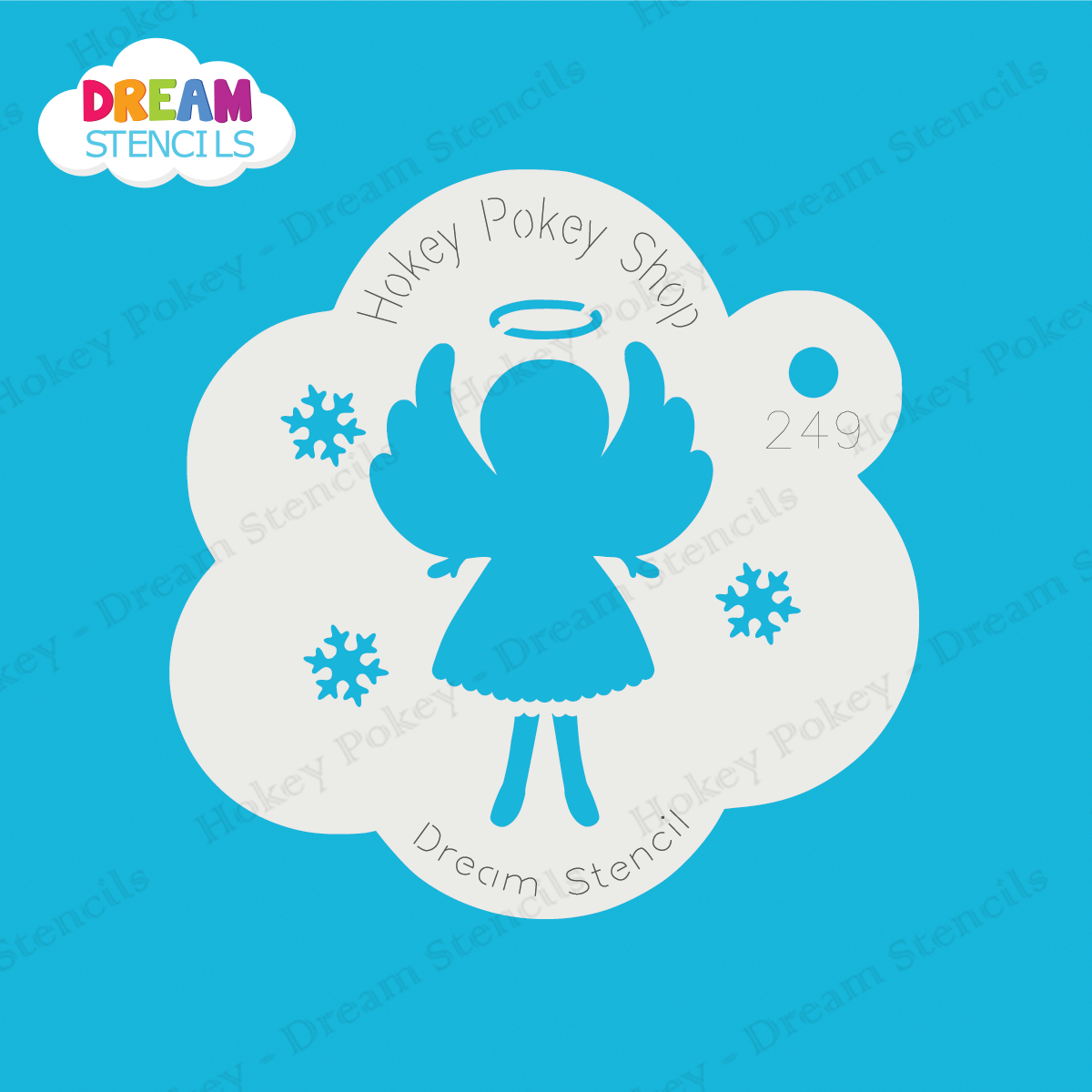 Picture of Christmas Angel - Dream Stencil - 249