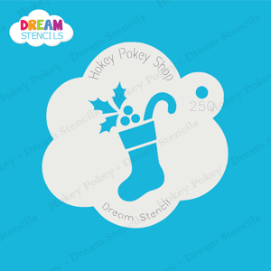 Picture of Christmas Stocking - Dream Stencil - 250