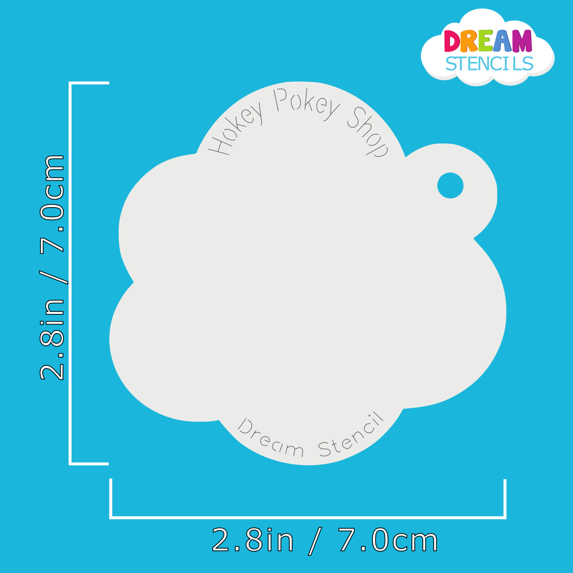 Picture of Cracked Egg with Feet - Dream Stencil - 271