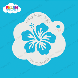 Picture of Tropical Hibiscus - Dream Mylar Stencil - 296