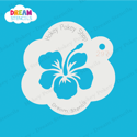 Picture of Hawaiian Hibiscus - Dream Mylar Stencil - 297