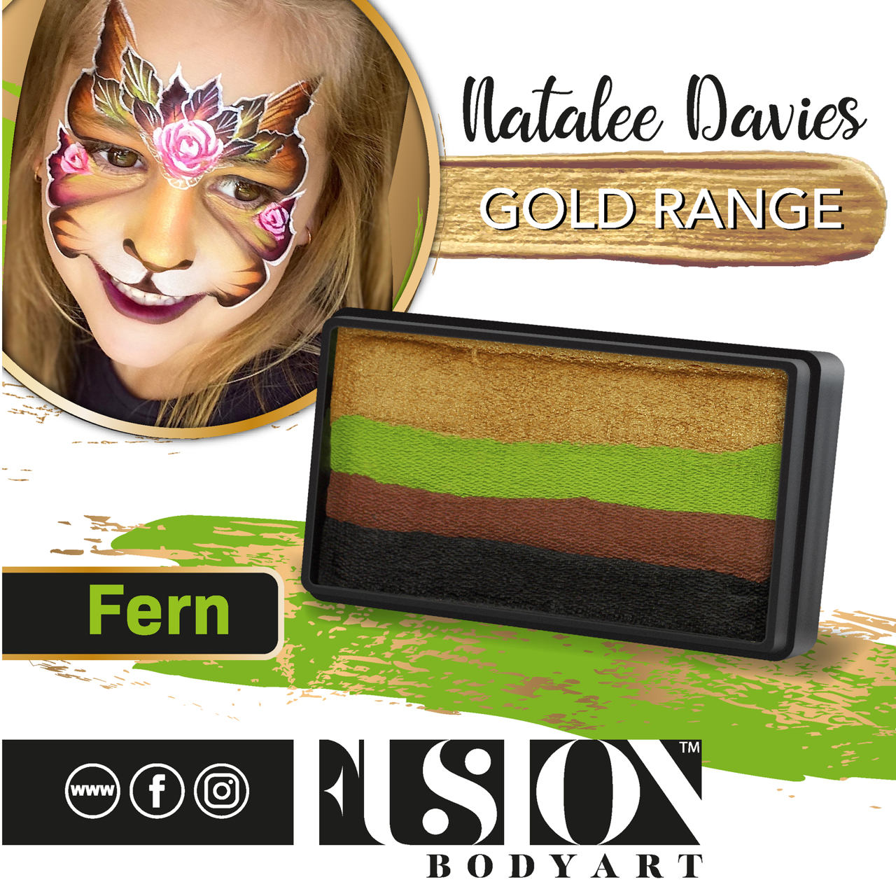 Picture of Fusion Fern - Gold Range Split Cake - 30g