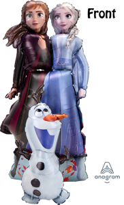 Picture of Frozen 2 Elsa Anna Olaf  AirWalker Balloon (27"X 58'')