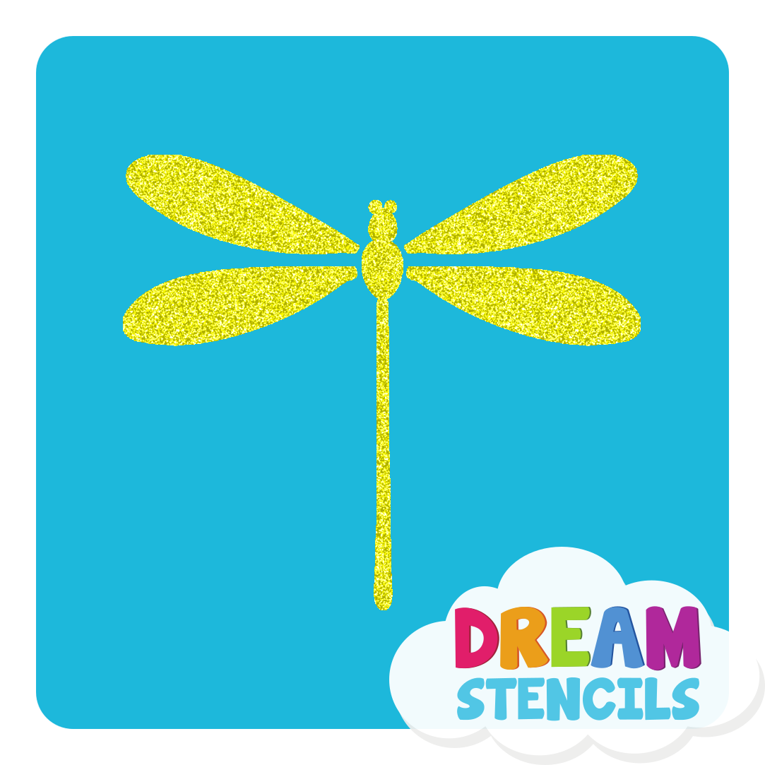 Picture of Tiny Dragonfly Glitter Tattoo Stencil - HP-291 (5pc pack)