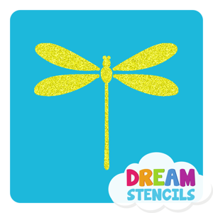 Picture of Tiny Dragonfly Glitter Tattoo Stencil - HP-291 (5pc pack)