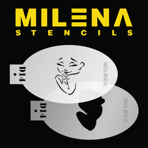 Picture of Milena Stencils - Flirting Fairy - Stencil Set D14