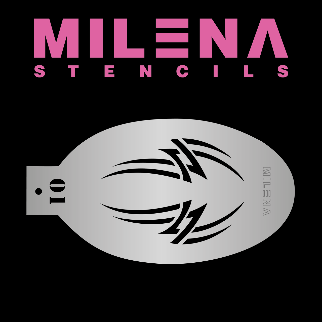 Picture of Milena Stencils - Sharp Tribal - Stencil O1