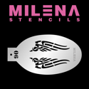 Picture of Milena Stencils - Tribal Wings - Stencil O6