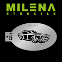Picture of Milena Stencils - Race Car - Stencil C22