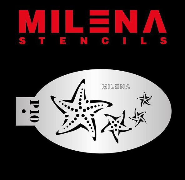 Picture of Milena Stencils - Starfishes - Stencil P10