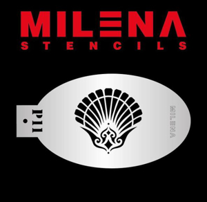 Picture of Milena Stencils - Mermaid Shell - Stencil P11