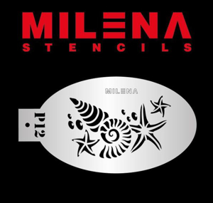 Picture of Milena Stencils - Seashells - Stencil P12