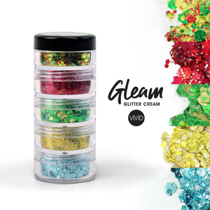 Picture of Vivid Glitter Cream - Gleam Christmas Miracle  - Stack of 5 (10g)