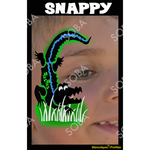 Picture of Snappy - Crocodile Stencil Eyes Profiles- SOBA