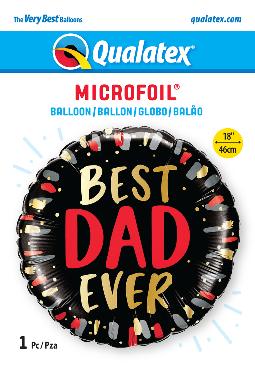 Picture of 18"  Best DAD Ever Foil Balloon (1pc)