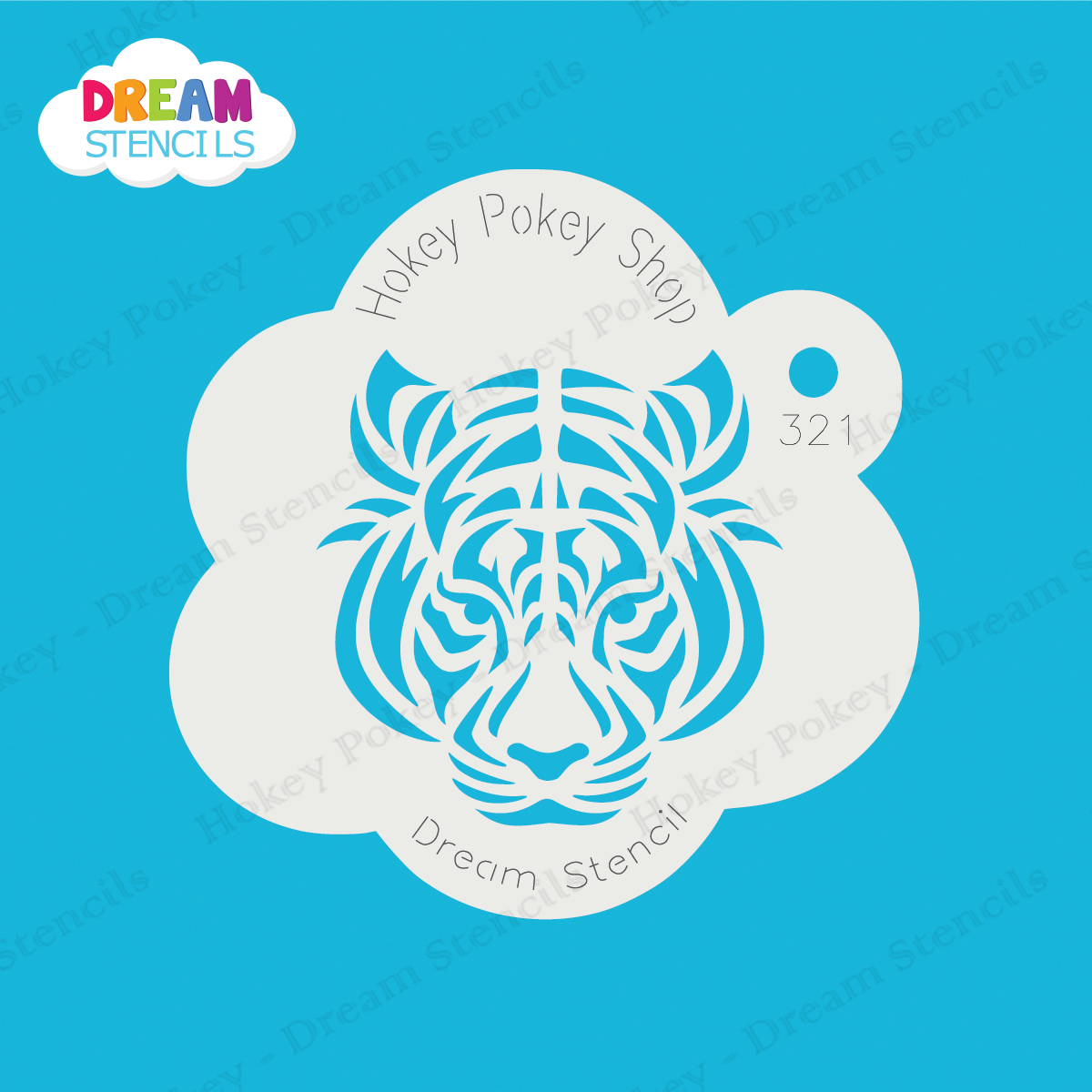 Picture of Tribal Tiger - Dream Stencil - 321