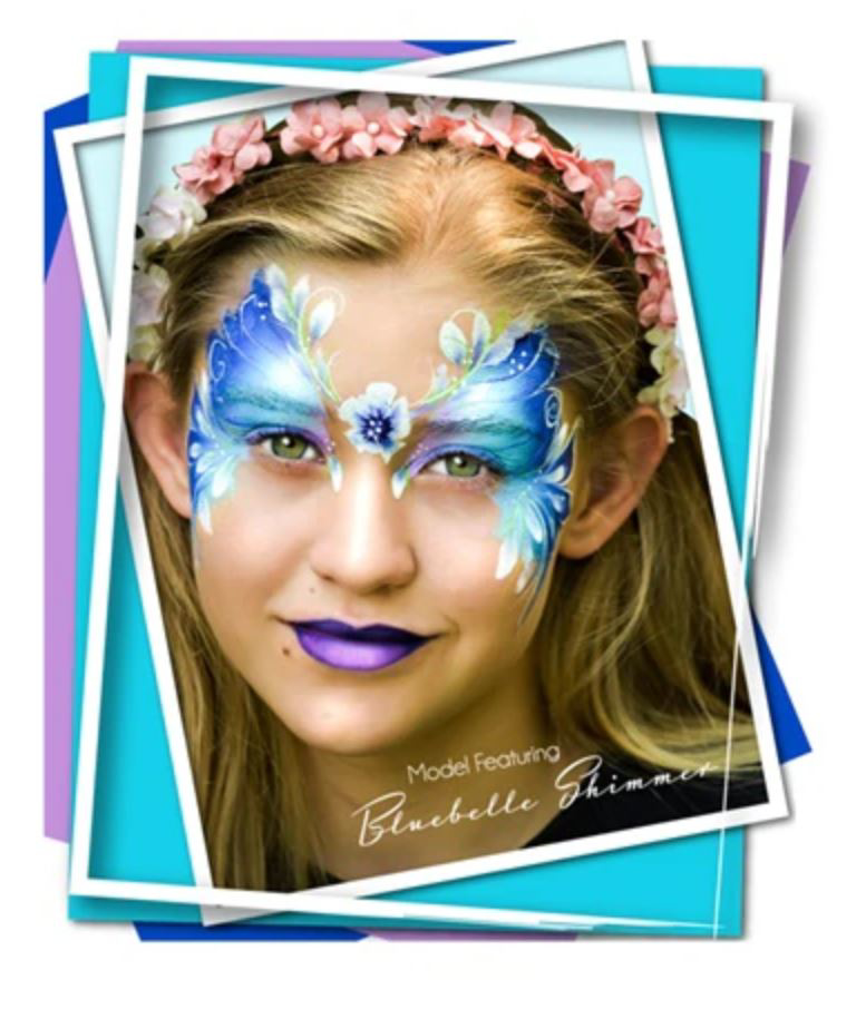 Picture of Leanne's Face Painting Petal Cake | Leanne's Bluebelle Shimmer - 25g