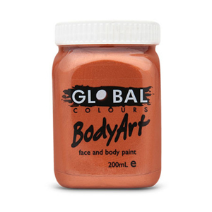 Picture of Global  - Liquid Face and Body Paint  - Metallic Copper 200ml