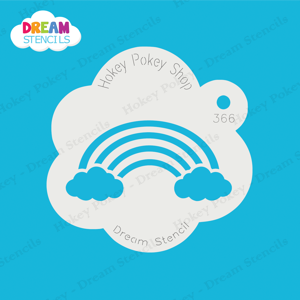 Picture of Rainbow And Clouds - Dream Stencil - 366