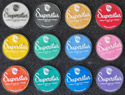 Picture of Superstar 12 Metallic Colours - 45g Palette Set w/ Plastic Case