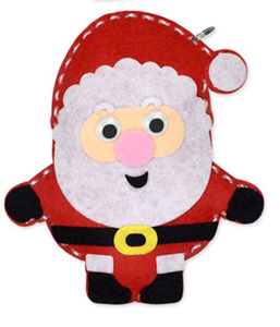 Picture of Seasonal Wonders Felt Fun Sewing Kit - Holiday Pals (KX191A) - Santa