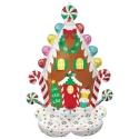 Picture of 51'' AirLoonz Christmas Gingerbread House Balloon 