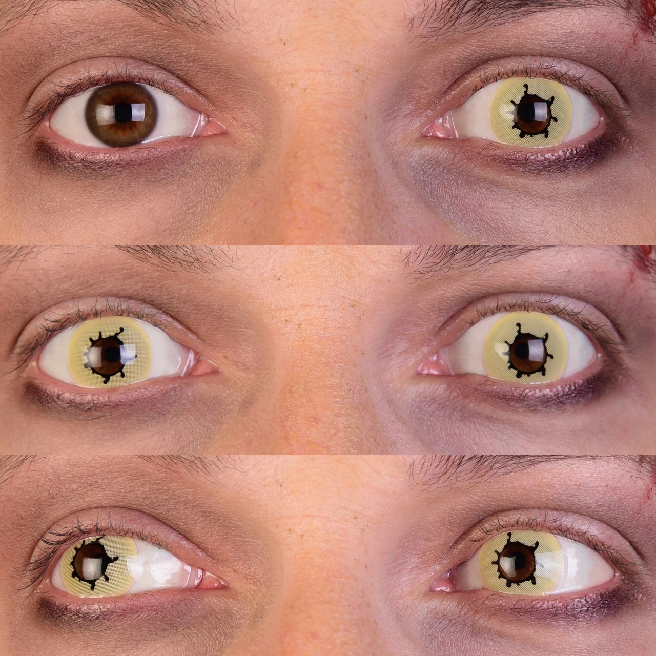Picture of Primal Contagion I ( Grey & Black Colored Contact lenses ) 924