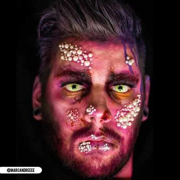 Picture of Primal Contagion I ( Grey & Black Colored Contact lenses ) 924