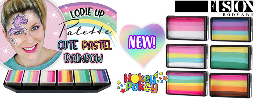 Hokey Pokey Shop - Fusion Body Art -  Face and Body Paint Split Cakes